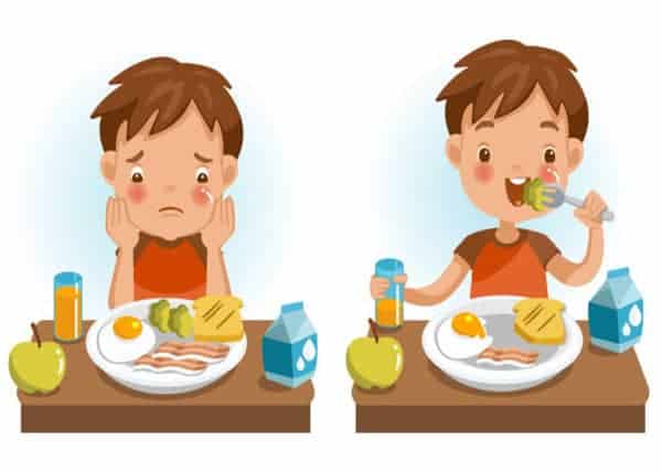 Big variations in eating in children