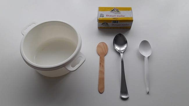 Kako napraviti eksperiment provodenja topline - Potrebni materijali