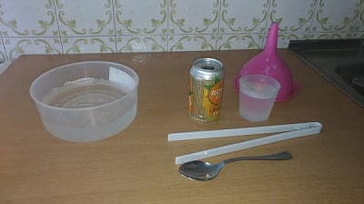 Kako zgnjeciti limenku sa zrakom - Potrebni materijali