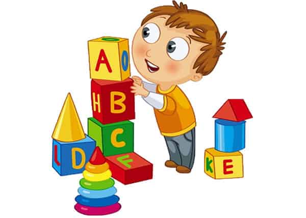 Toddler playing by itself in third year