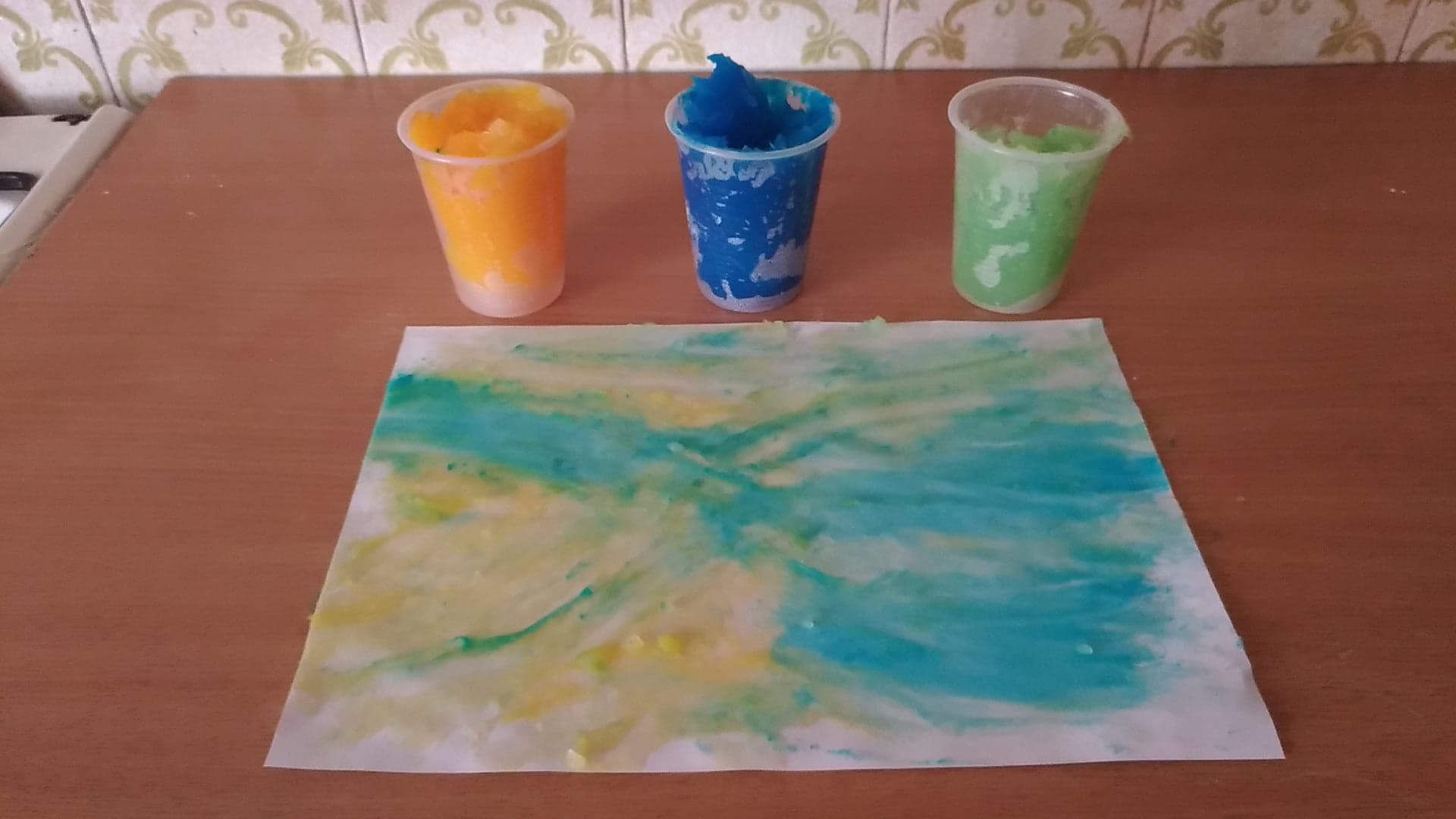 Colorful sensory play for kids