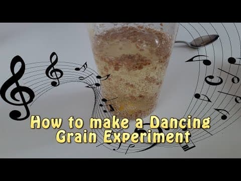 Thumbnail for: How to make a Dancing Grain Experiment