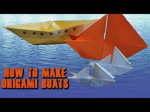 Thumbnail for: How to make Origami Boats