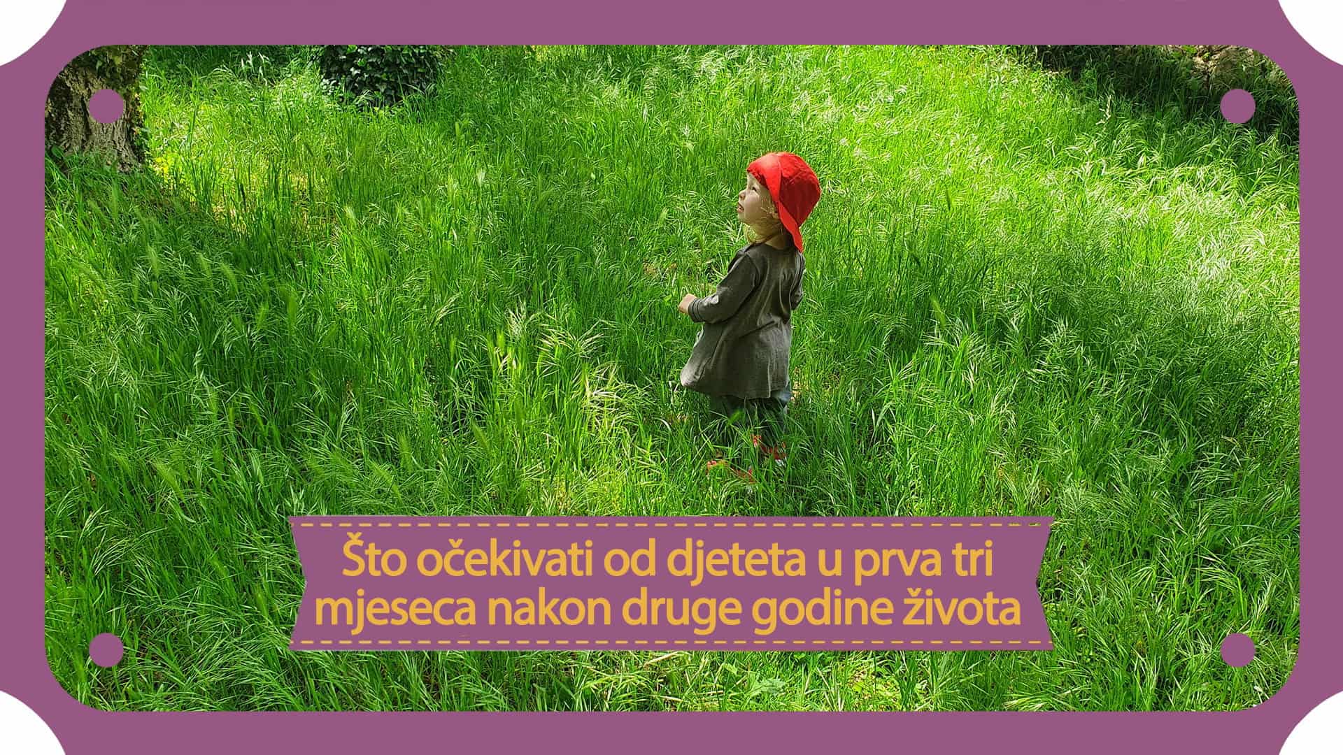 Što očekivati od djeteta u prva tri mjeseca nakon druge godine života