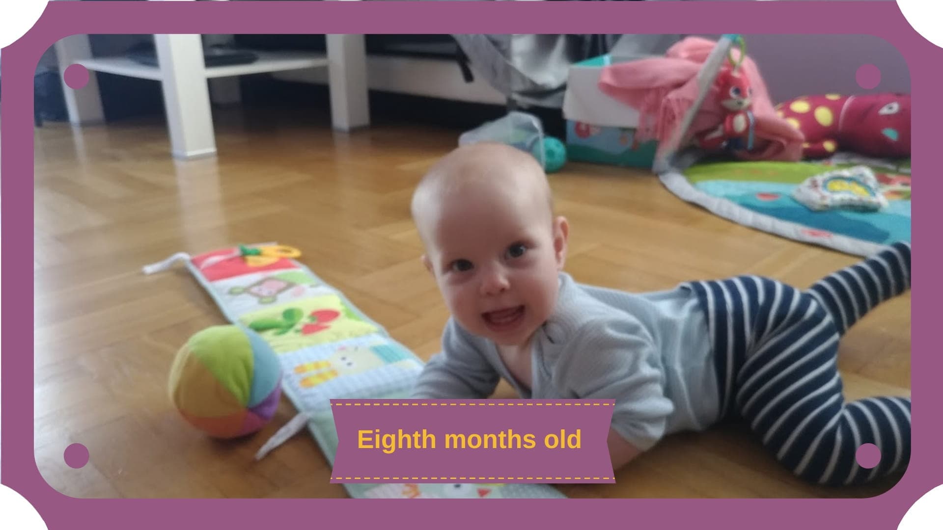 What to expect from the baby in the Eighth month