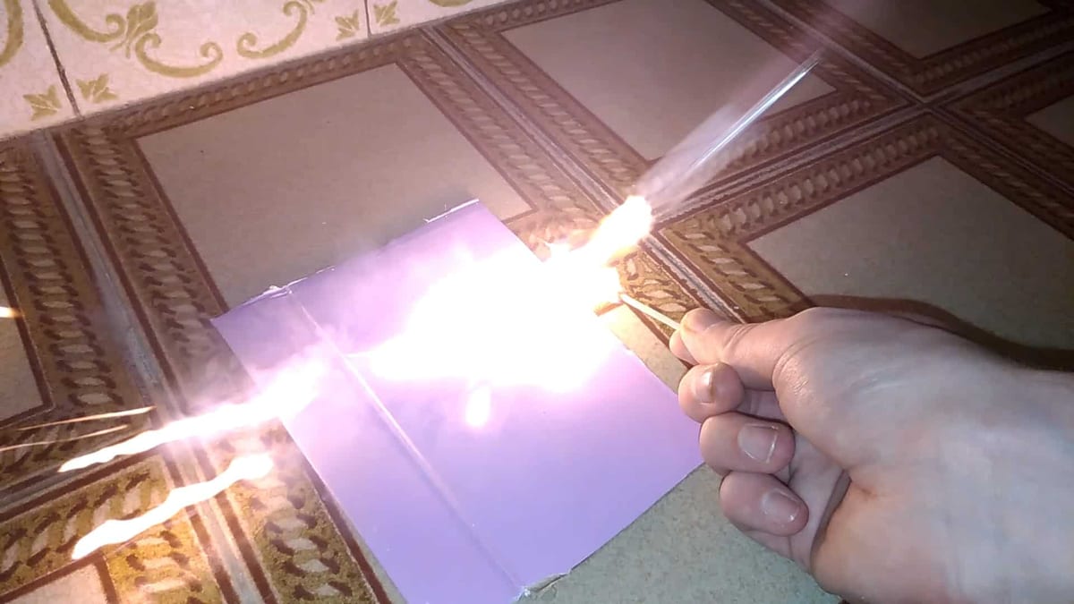 A match head rocket