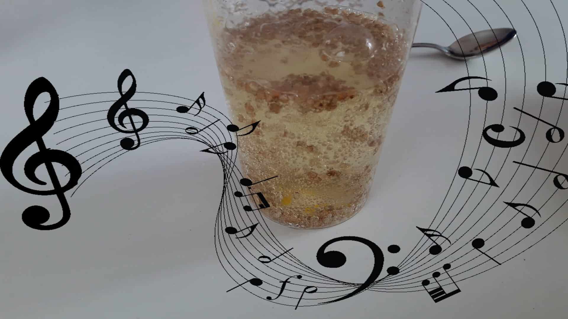 The dancing grain experiment