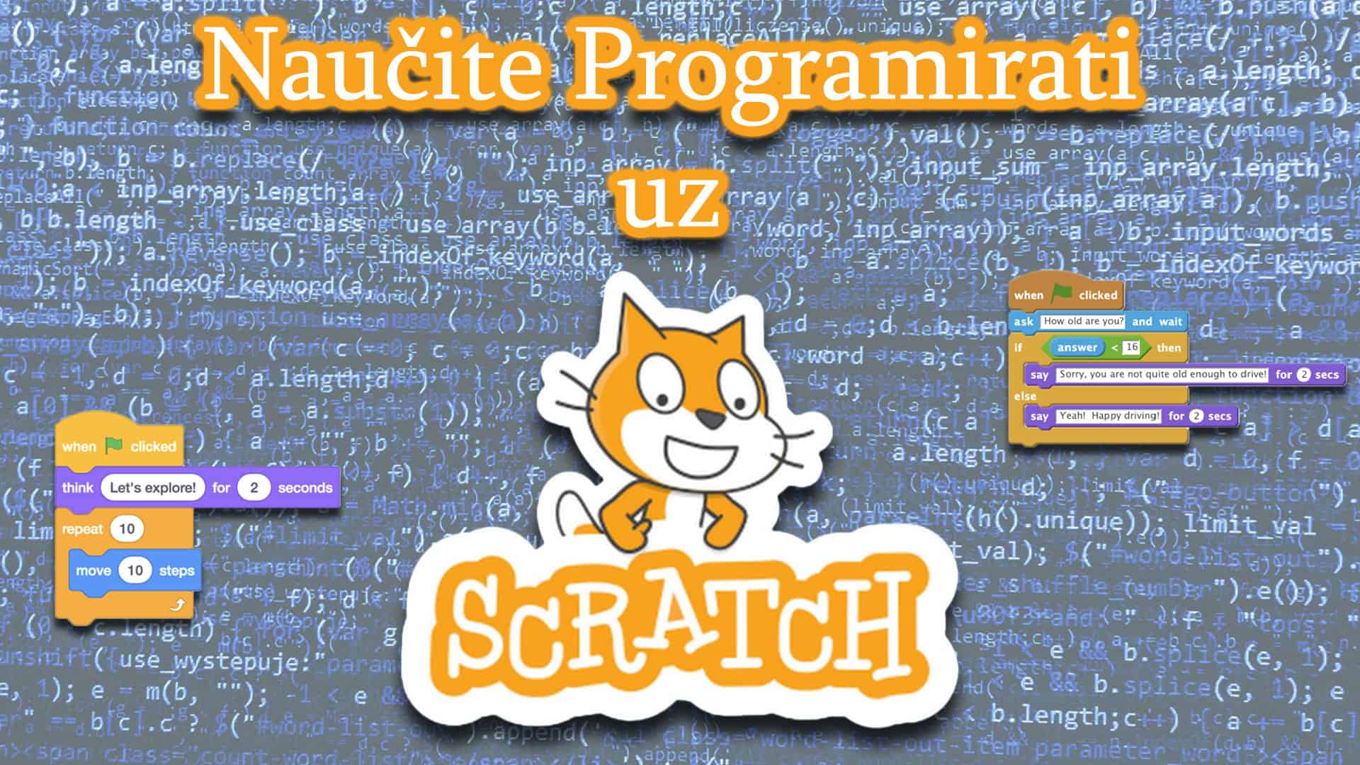 Učenje programiranja pomoću Scratcha