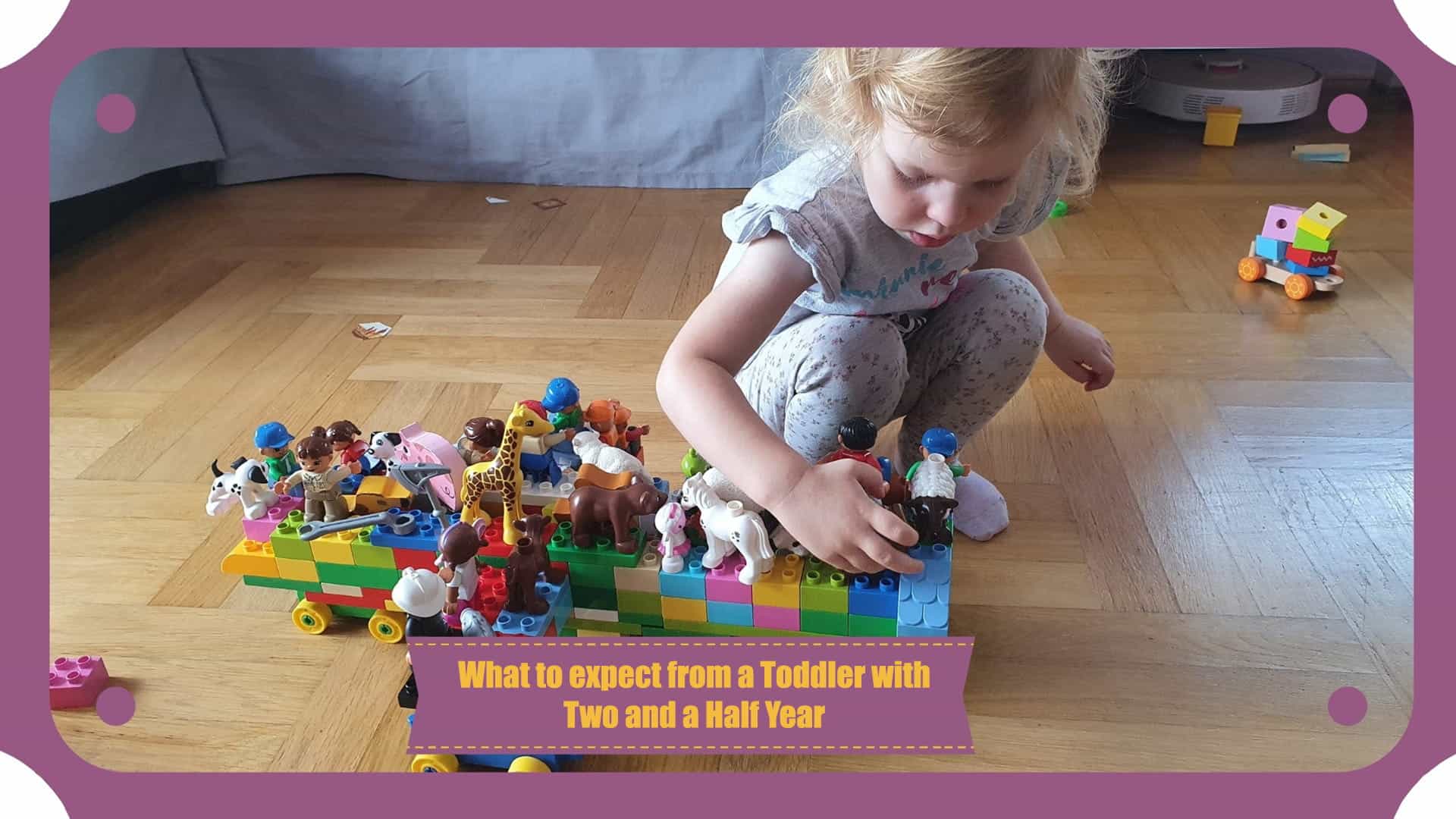 A two-and-a-half-year-old toddler
