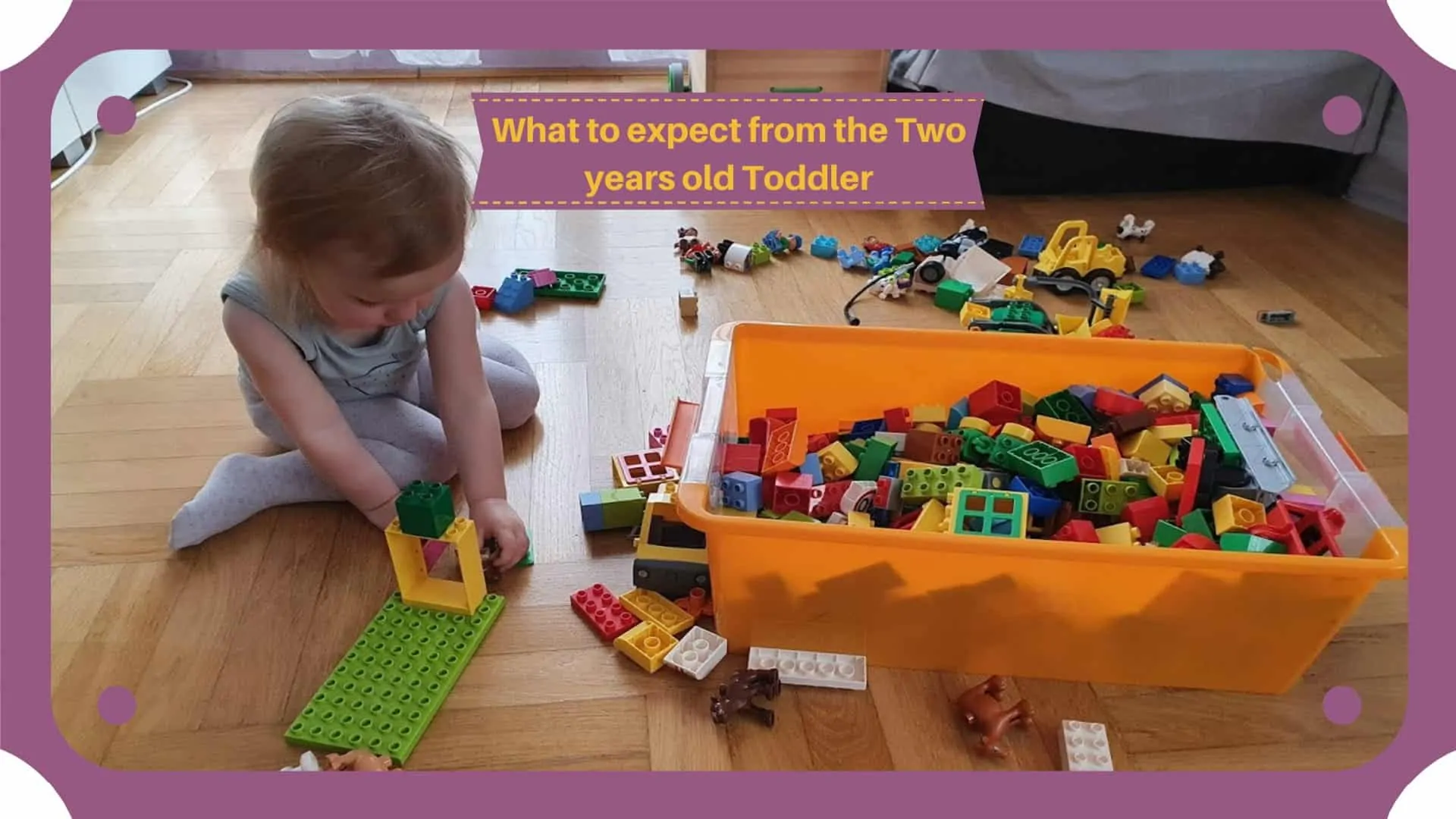 A two-year-old toddler