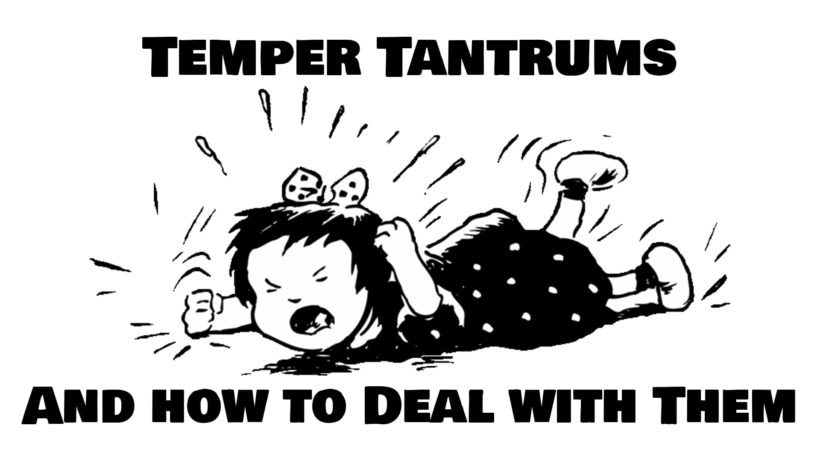 Challenges of being a parent – Temper Tantrum - Cover image