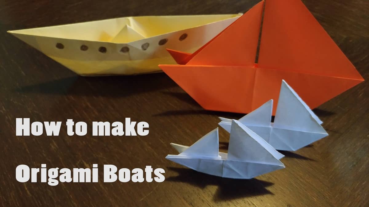 how to make an origami boat, step by step guide stem