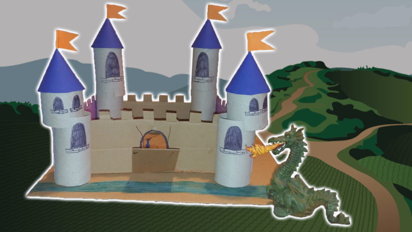 Kako napraviti Dvorac od rola toaletnog papira - pocetna slika