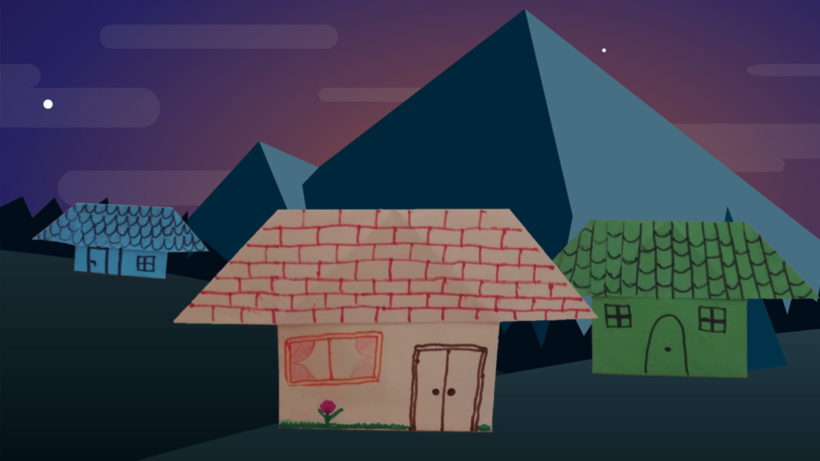 Kako napraviti origami kucicu - Pocetna slika