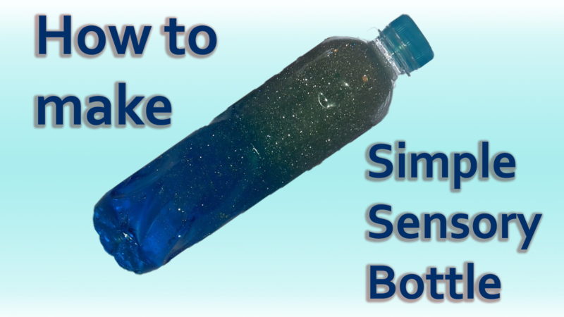 Homemade Sensory Bottle for Child Sensory development - Cover Picture
