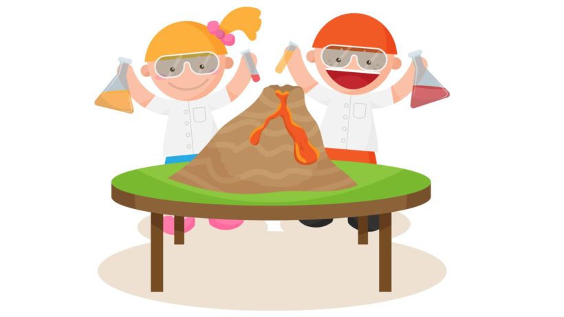 Kako napraviti vulkan kod kuće - STEM aktivnost za djecu iz znanosti - Početna slika