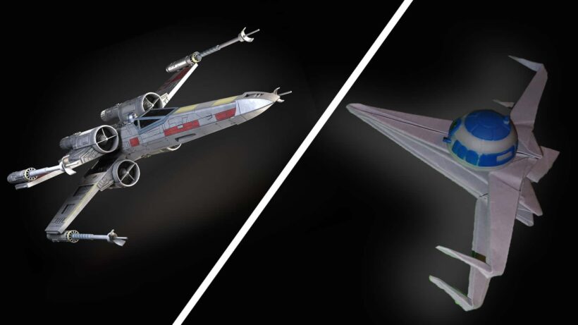 Kako napraviti Origami X-Wing iz Zvjezdanih ratova - Početna slika